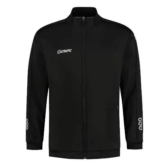 Olympic Classico Hooded Rain Jacket – Black & White 1