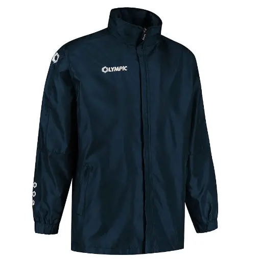 Olympic Classico Hooded Rain Jacket – Navy & White 1
