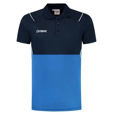 Olympic Evolution Polo Shirt – Navy, Cobalt, White 1
