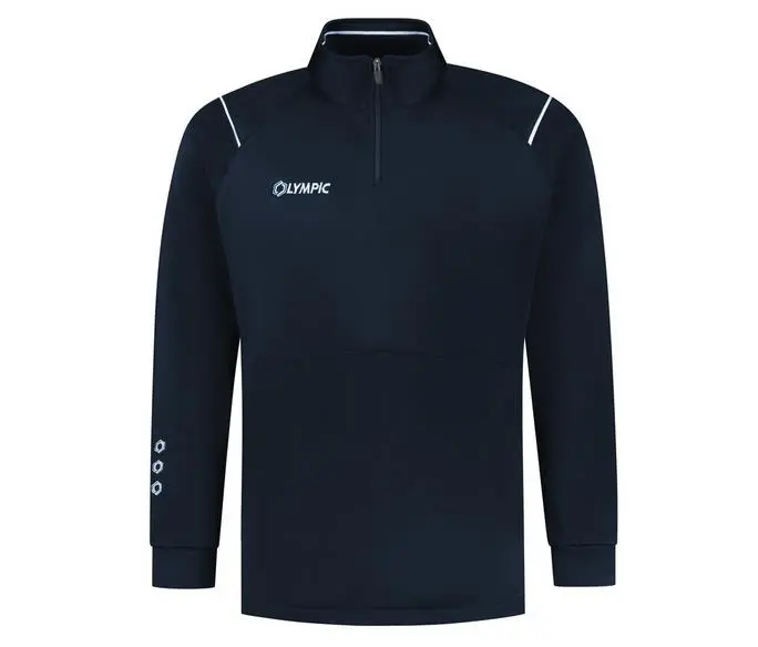 Olympic Evolution Sweater In Navy Blue And White – Sizes S To 3Xl 1