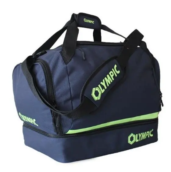 Olympic Jr Soccer Bag – Navy/Fluorescent Yellow 1
