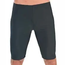 Olympic Slider Short – Black Athletic Cut 1