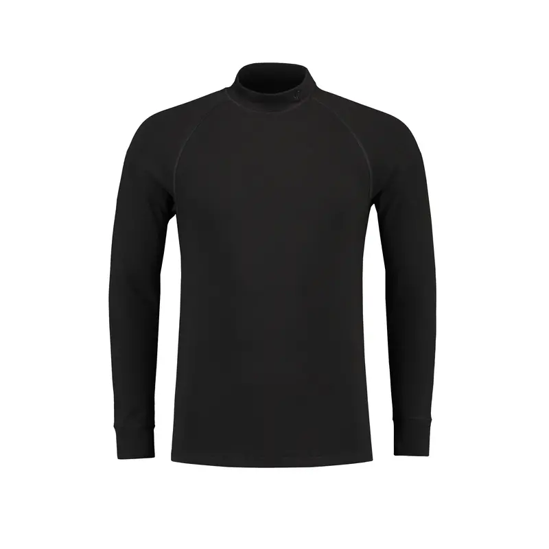 Olympic Thermal Cotton Top – Black Long-Sleeve Base Layer 1