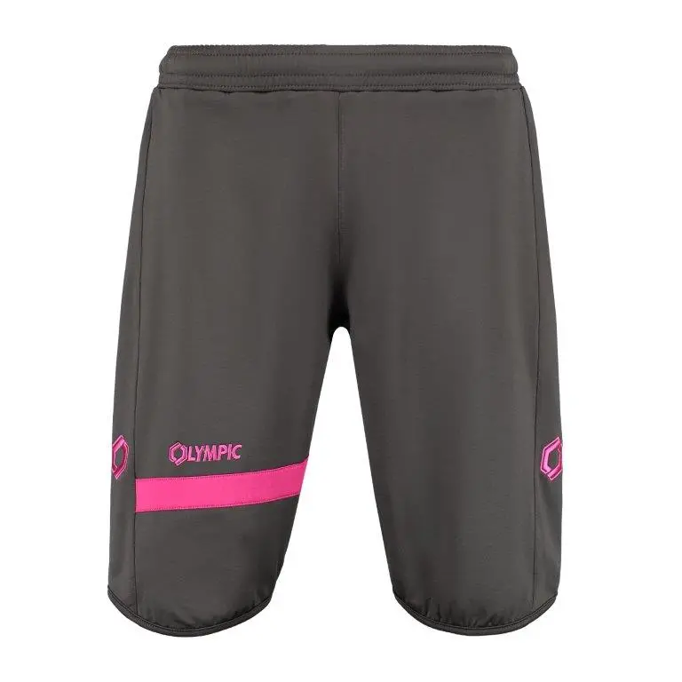Olympic Top 2.0 Training Soccer Shorts – Gray And Fuchsia 1