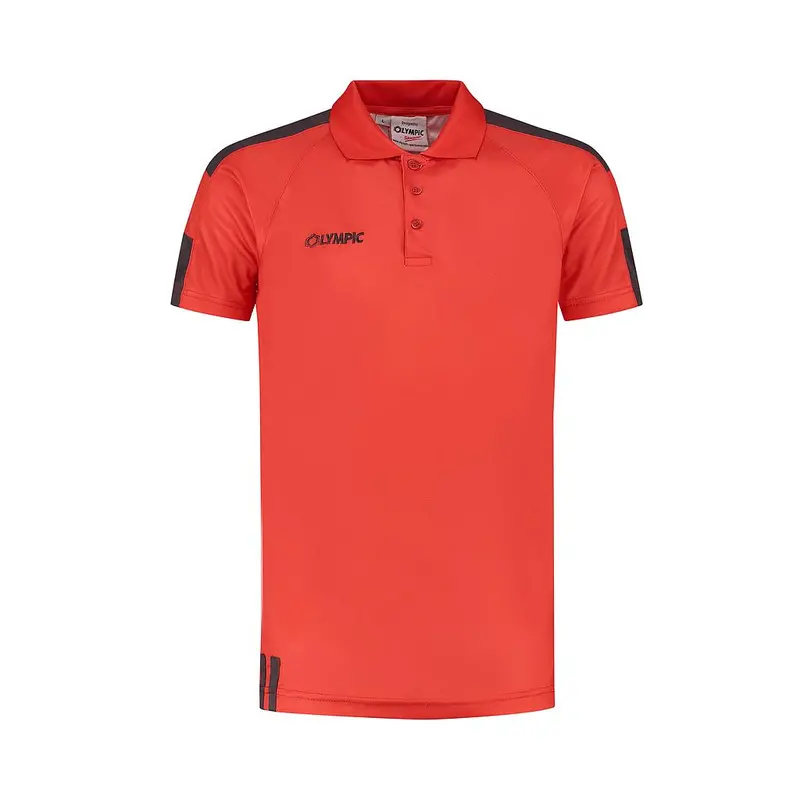 Olympic Ultimate Polo Shirt – Orange & Black 1