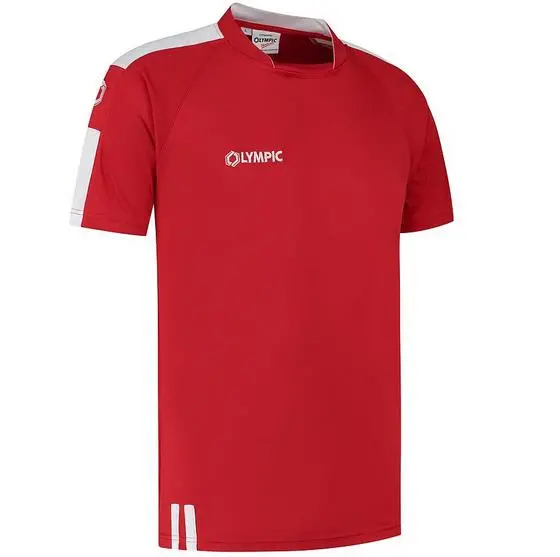 Olympic Ultimate Soccer Jersey – Red And White 1