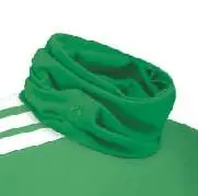 Olympic Winter Cross-Terry Neck Warmer In Green 1