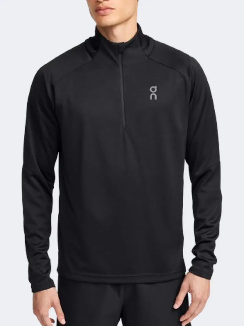 On Climate 2 Running Long Sleeve For Men – Black Thermal Top 1