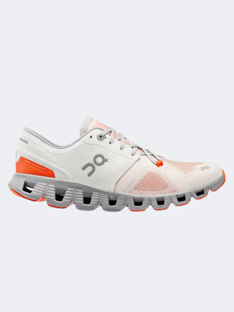 On Cloud X 3 Women'S Performance Training Shoes – Ivory & Alloy Grey 1