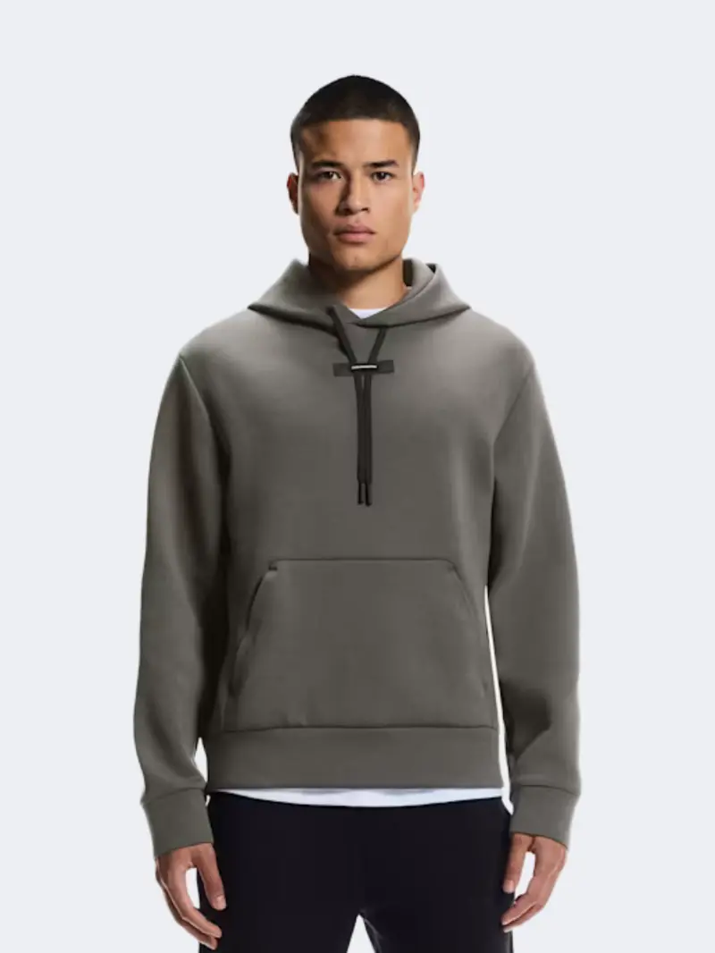 On Men'S Focus Tech Hoodie In Shadow 1