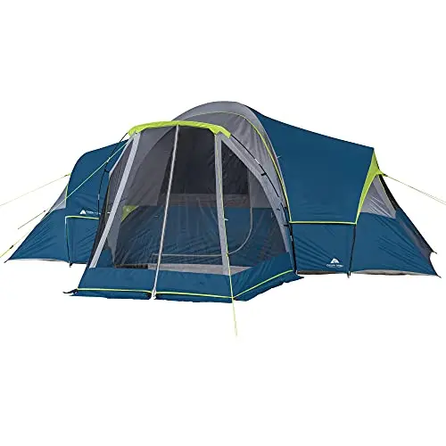 Ozark Trail 10-Person Family Camping Tent With Mesh Screen Porch & Dome Structure 1