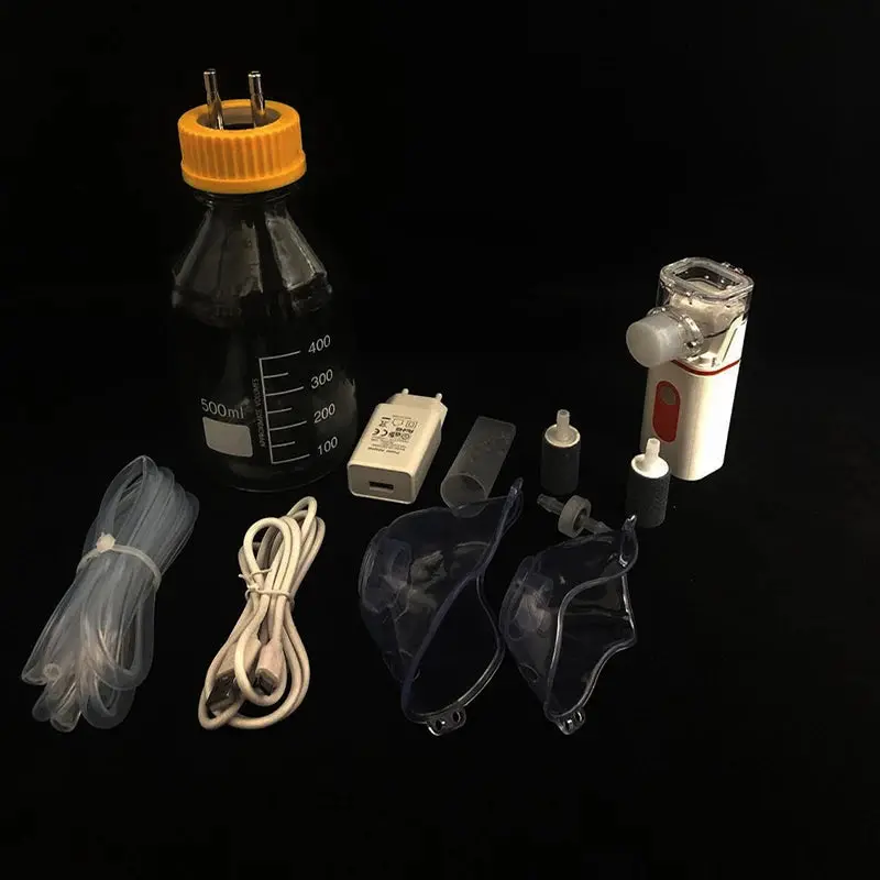 Ozone Water Nebulizer Kit – 500Ml Glass Bottle With Precision Aerosol Delivery 1