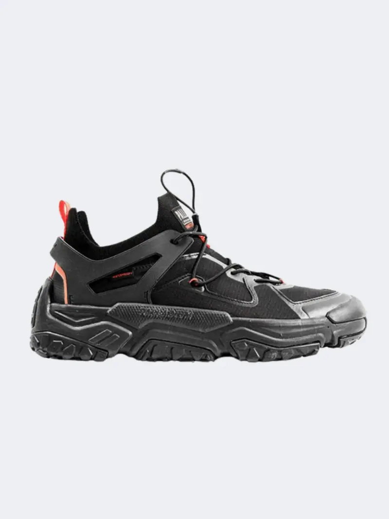 Palladium Off-Grid Cage Men'S Urban Lifestyle Boots – Black & Orange 1