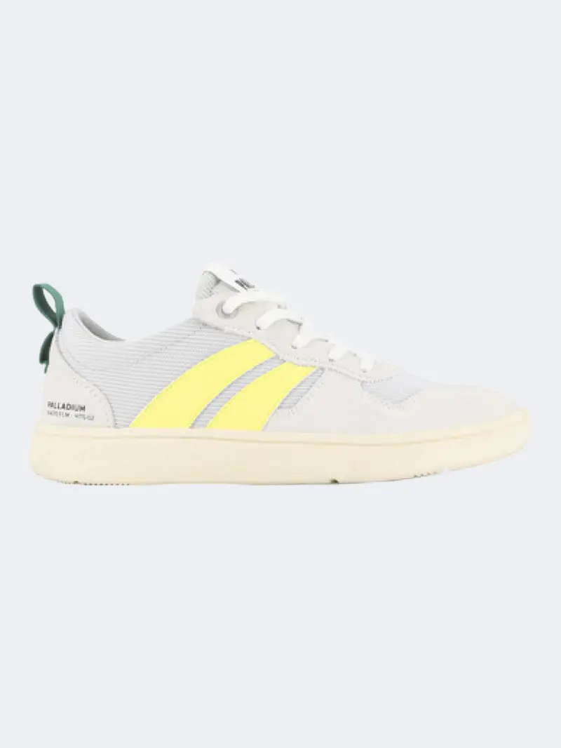 Palladium Pallacup Flame Cream & Fresh Grey Lifestyle Shoes For Women 1