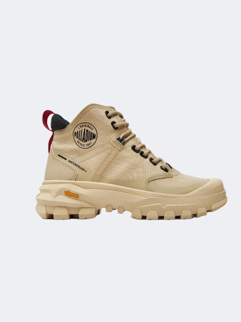 Palladium Pallarider Mid Wp Men'S Lifestyle Hiking Boots – Safari Tan 1