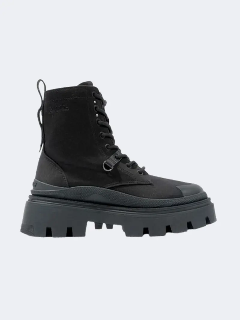 Palladium Pallasquad Canvas Lifestyle Shoes For Women – Black 1