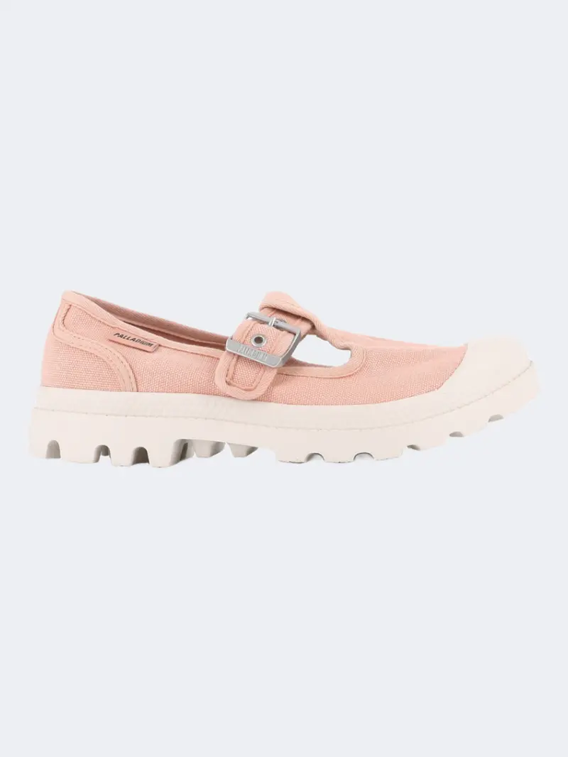 Palladium Pampa Mary-Jane Women'S Lifestyle Shoes – Washed Rose Stone 1