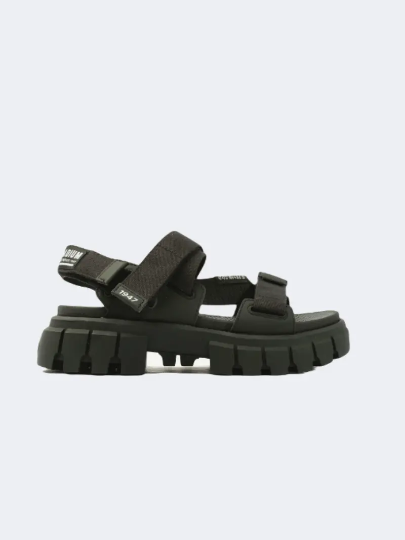 Palladium Revolt Mono Women'S Sandals – Matte Black 1