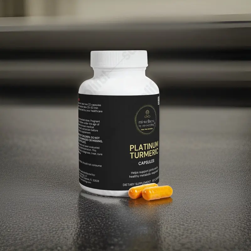 Platinum-Grade Organic Turmeric Powder Supplement 1