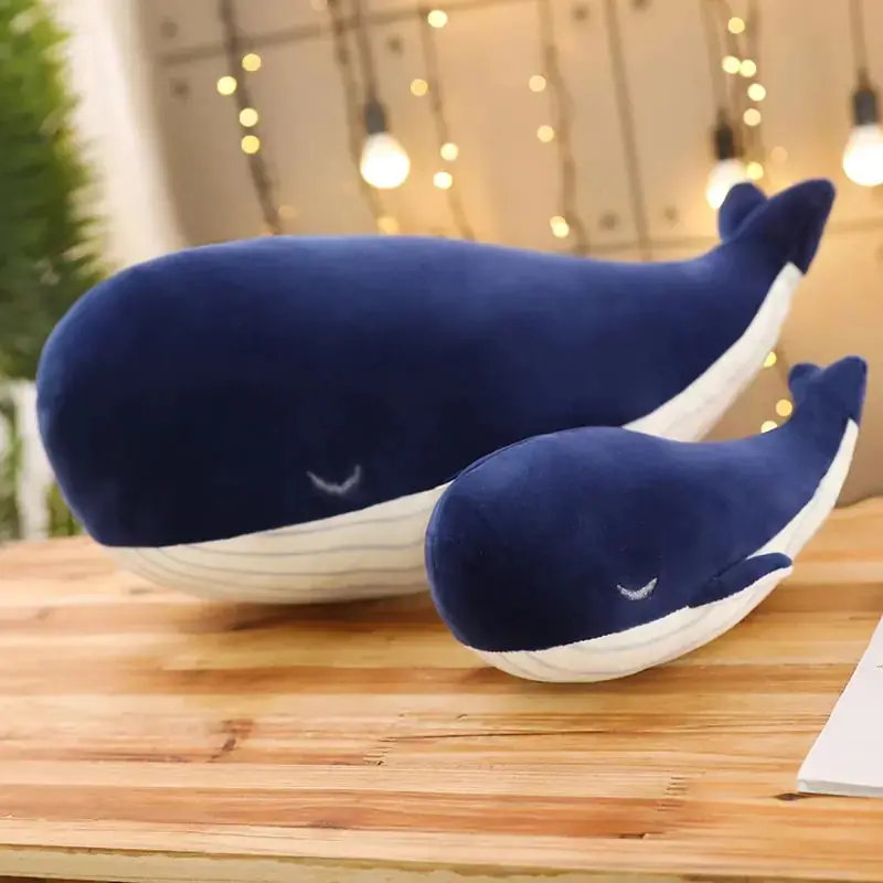 Plush Blue Whale Toy – Soft Huggable Stuffed Animal 1