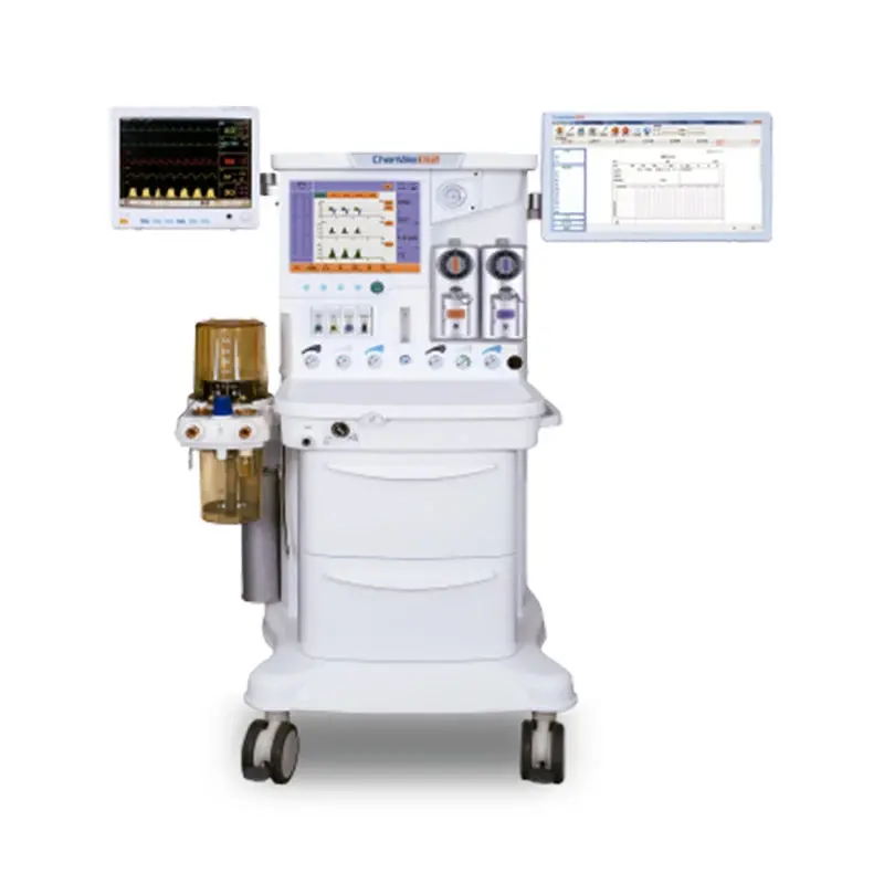 Portable Veterinary Anesthesia Unit — Dual-Vaporizer Cmhw850 Model For Small Animal Surgery 1