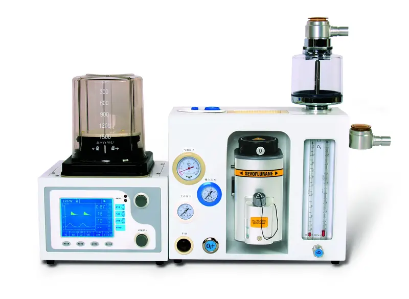 Portable Veterinary Anesthesia Unit With Integrated Ventilator For Small Animal Clinics 1