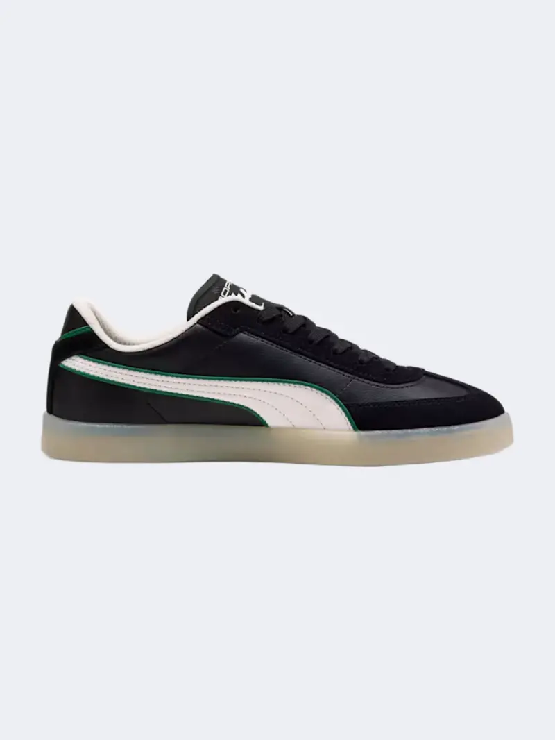 Puma Club Ii Era Men'S Lifestyle Sneakers – Black Canvas 1