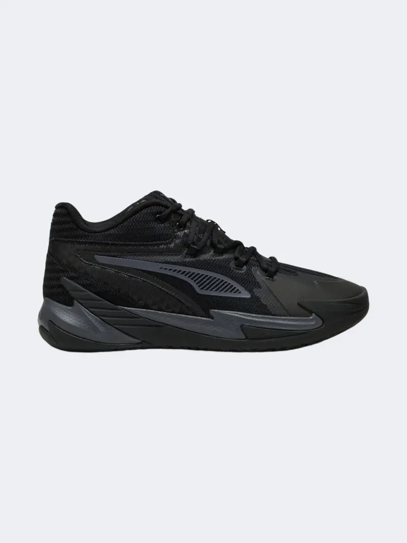Puma Dagger Black & Galactic Grey Basketball Shoes For Men 1