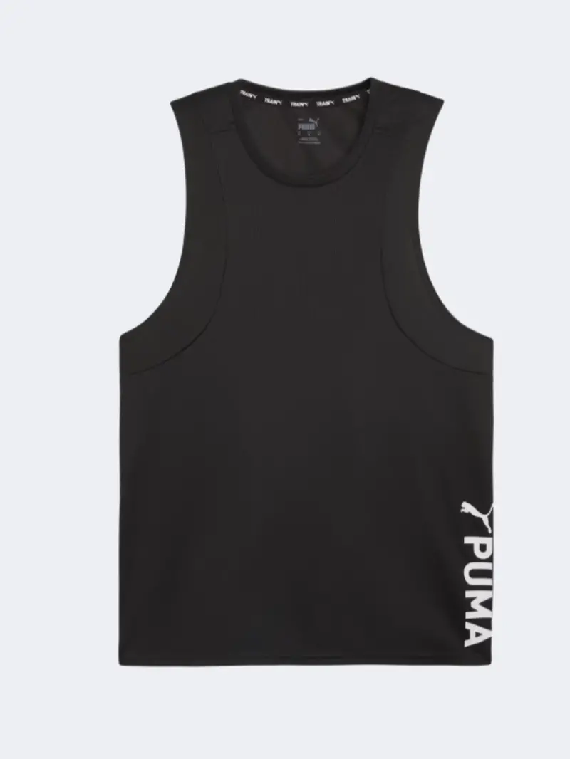 Puma Fit Full Ultrabreathable Training Tank For Men – Matte Black 1