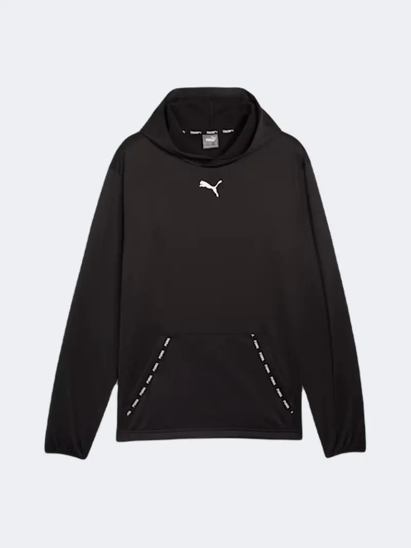 Puma Fit Taped Powerfleece Lite Hoodie For Men – Black 1