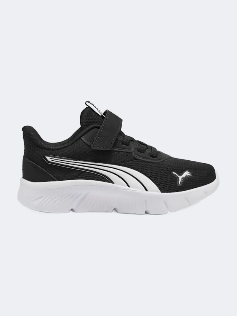 Puma Flexfocus Modern Running Shoes For Boys – Black & White 1