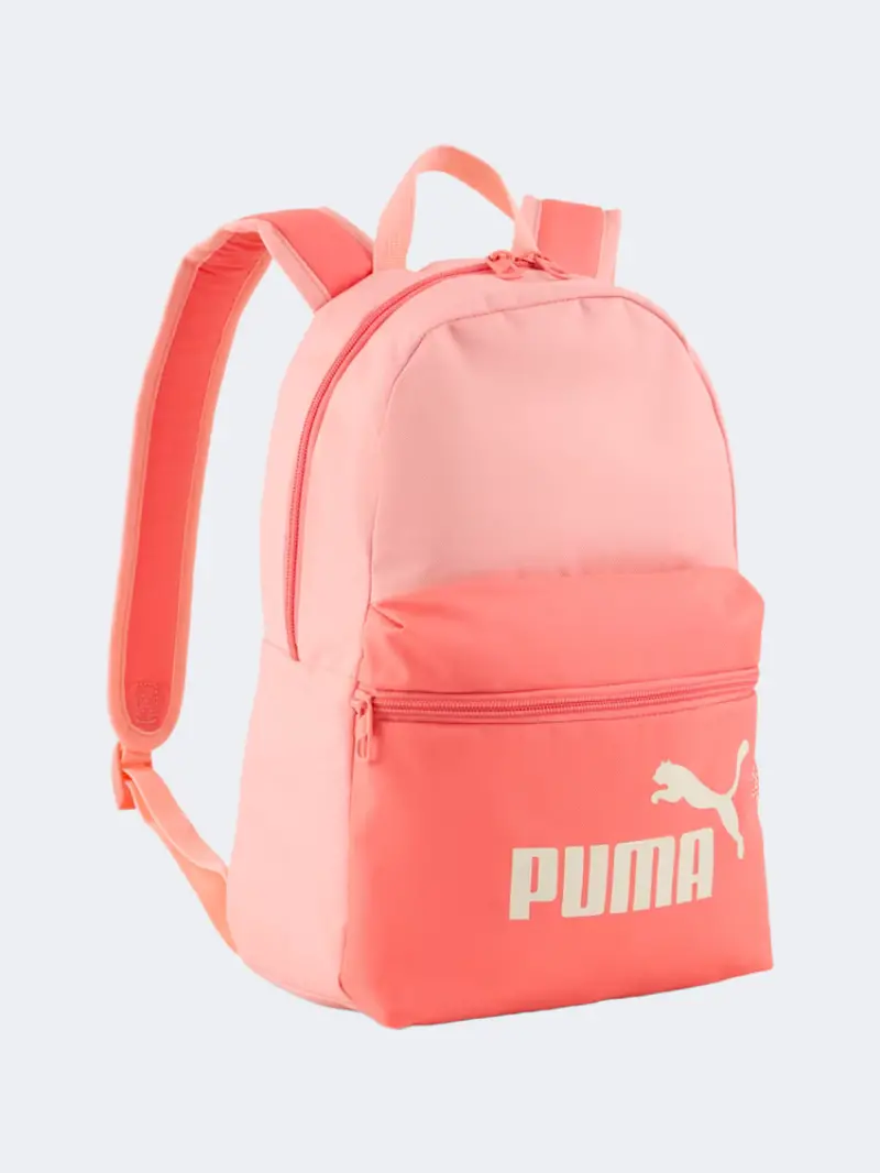 Puma Phase Small Girls' Backpack – Pink Fruit Print 1
