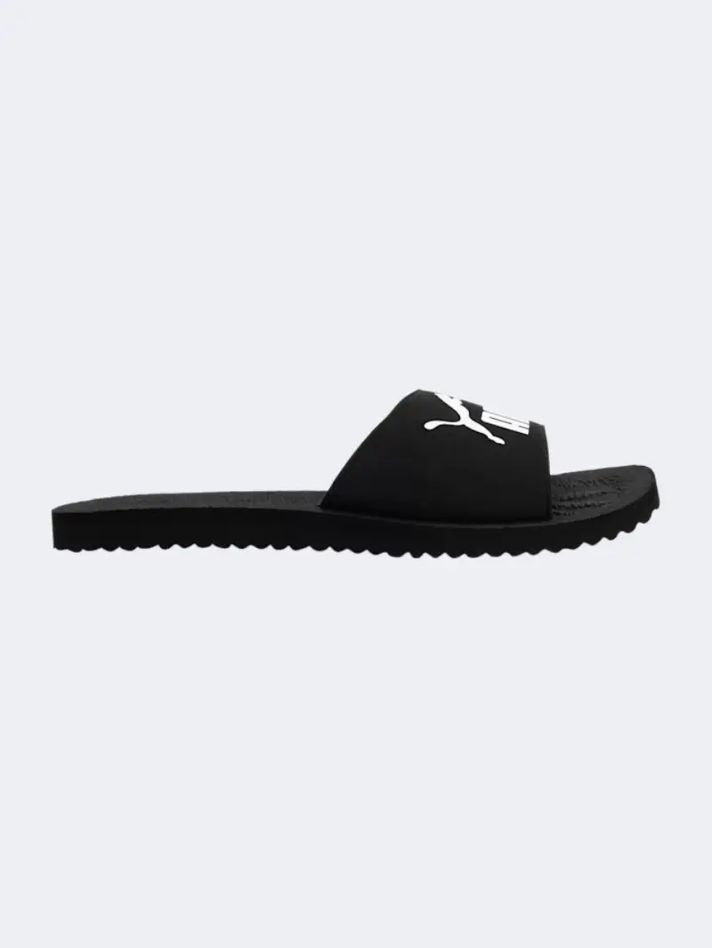 Puma Purecat Comfort Slippers For Men – Black & White Combo 1