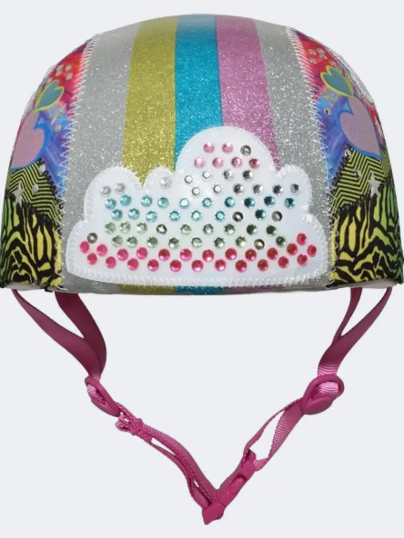 Raskullz Loud Cloud Sparklez Helmet Decor – Playful Multicolor Outdoor Protection For Girls 1