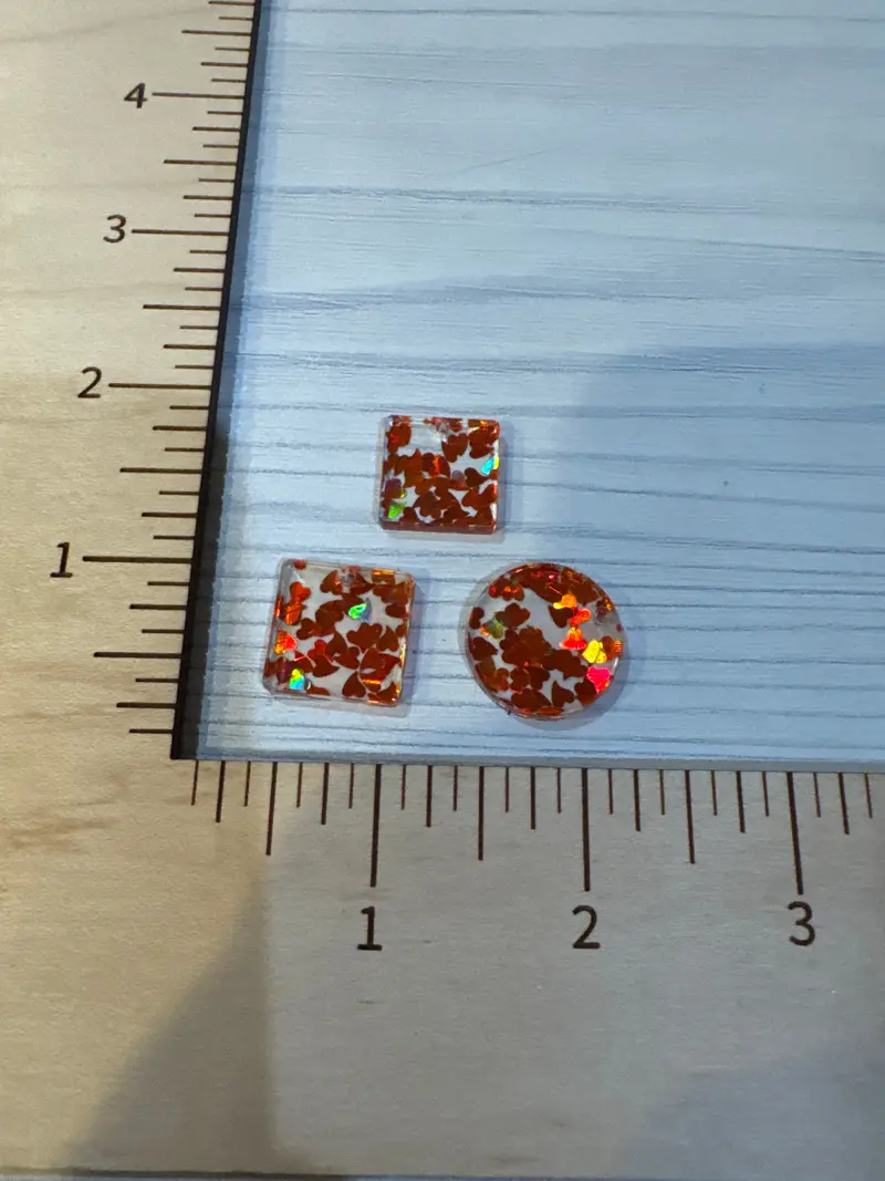 Red Heart-Shaped Acrylic Sheet 1