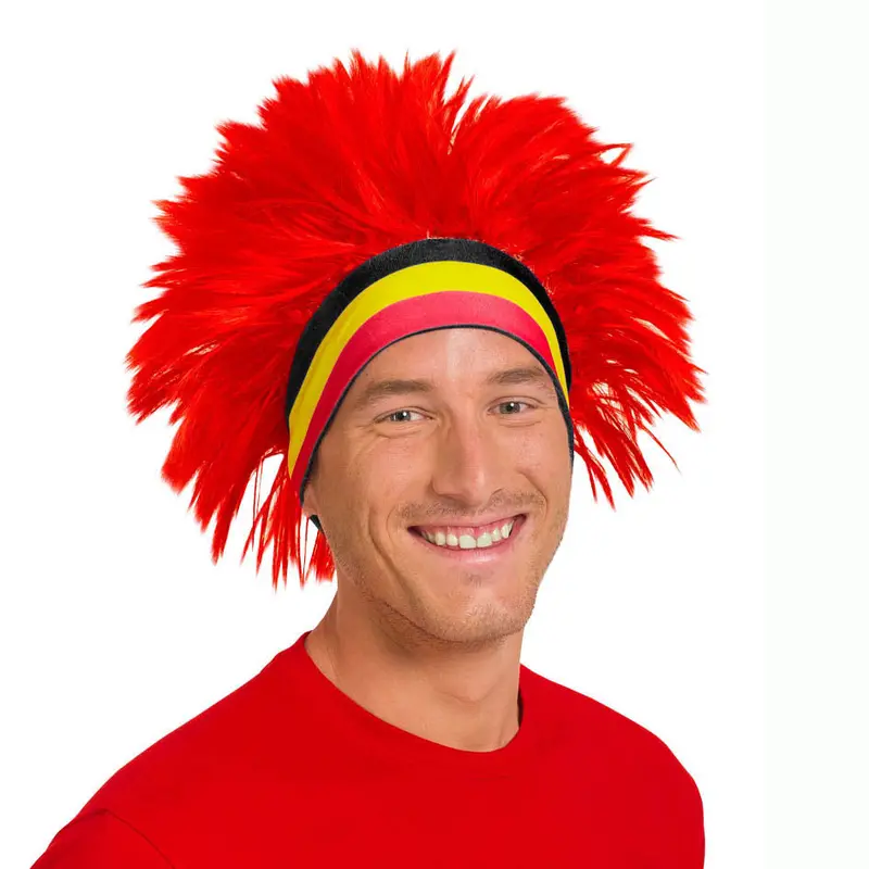 Red Wig With Belgian Spikes – Fan Costume Prop 1