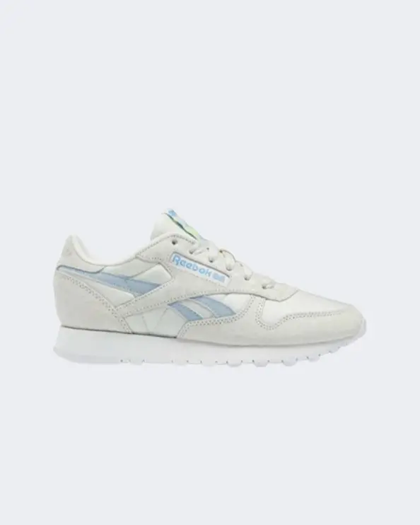 Reebok Classic Leather Women'S Grey And White Running Shoes (Gz3632) 1