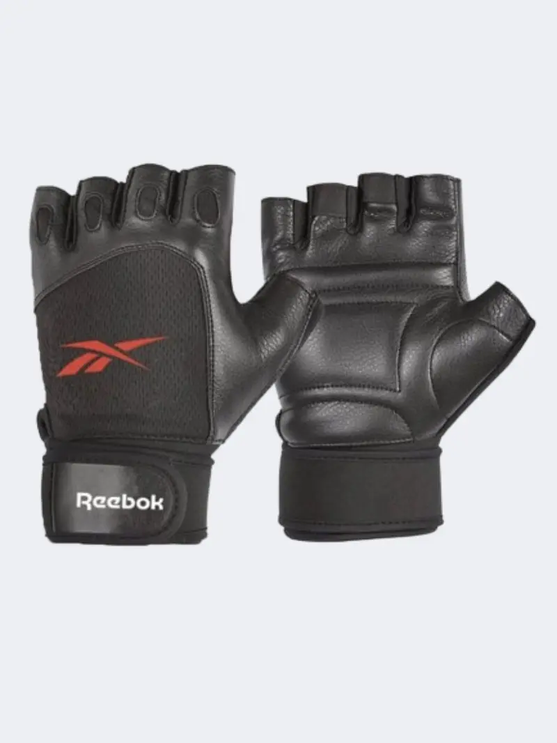 Reebok Lifting Gloves For Fitness – Black/Red 1