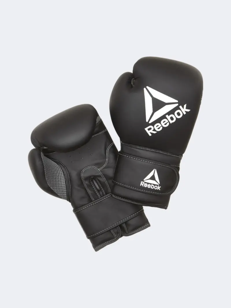 Reebok Retail Boxing Gloves – Classic Black Design 1
