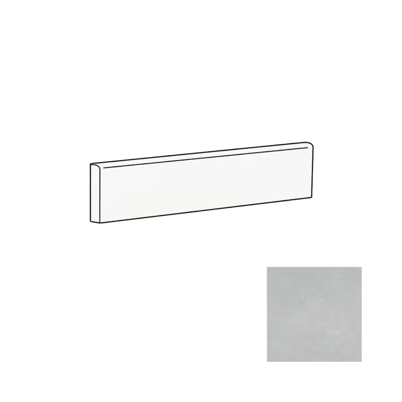 Renaissance Gray Matte Bullnose Tile 3 In X 10 In 1