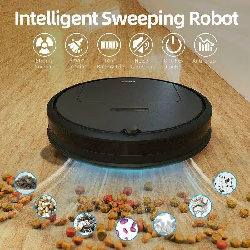 Robot Vacuum Cleaner With Auto-Cleaning Microfiber Mop Function – Smart Floor Sweeping Solution 1