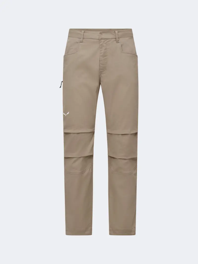Salewa Agner Hemp Ripstop Hiking Pants For Men – Quicksand Color 1