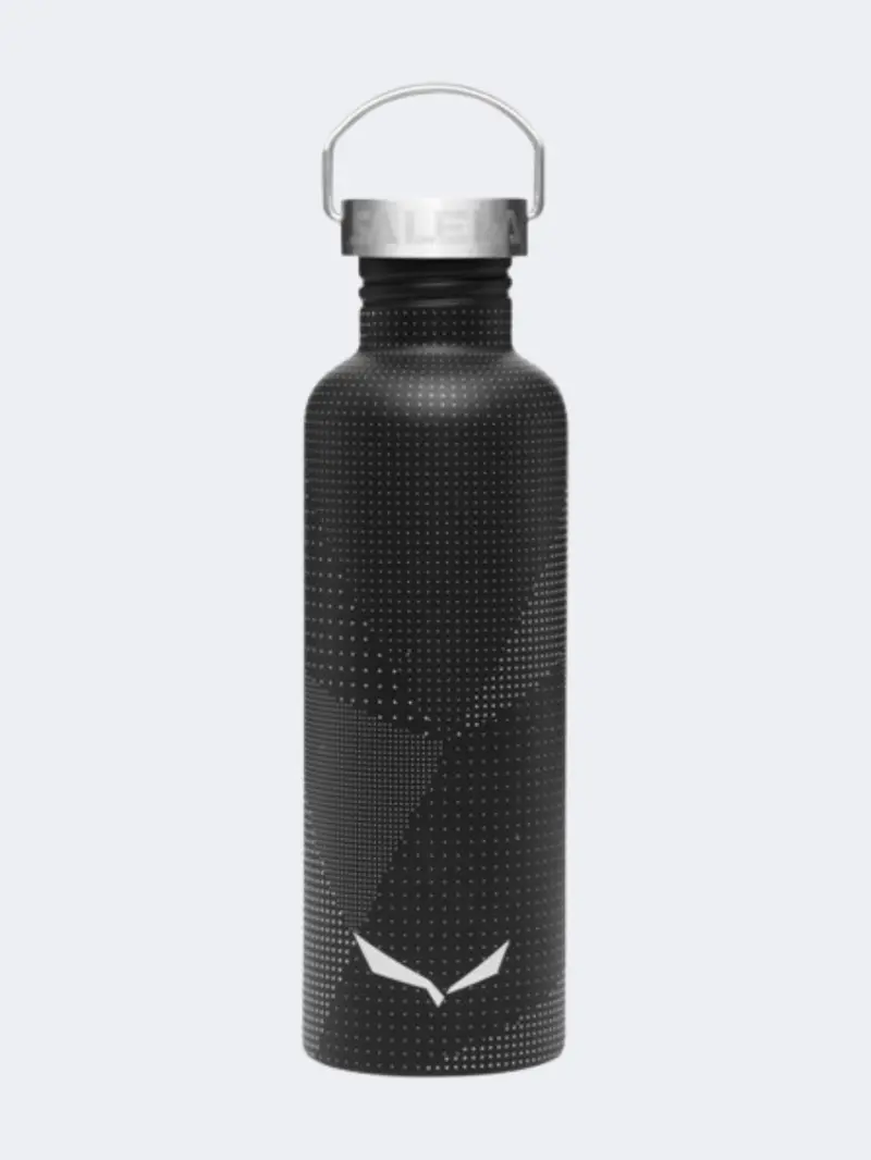 Salewa Aurino 1L Hiking Water Bottle – Blackout Base With Dot Accent 1