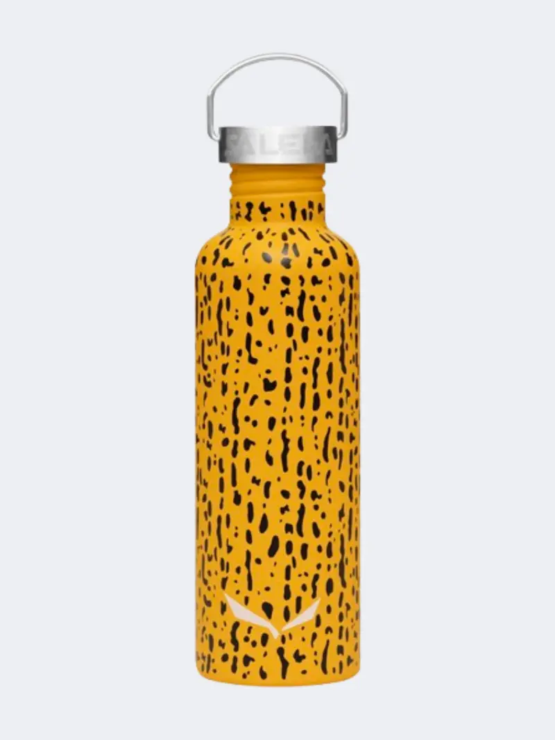 Salewa Aurino 1L Hiking Water Bottle – Metallic Gold With Spotted Pattern 1