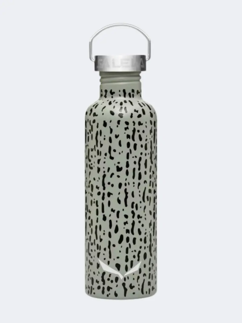 Salewa Aurino 1L Hiking Water Bottle – Shadow Grey With Spotted Design 1