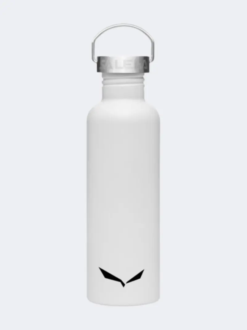 Salewa Aurino 1L Hiking Water Bottle – White With Dolomites Graphic 1