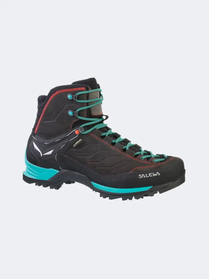Salewa Mountain Trainer Mid Gtx Women'S Hiking Boots In Black Magnet 1