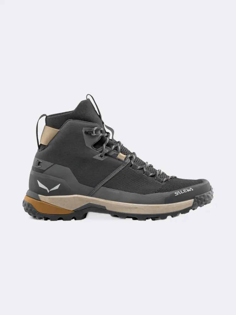 Salewa Puez 2 Mid Hiking Boots For Men – Durable Black Powertex 1