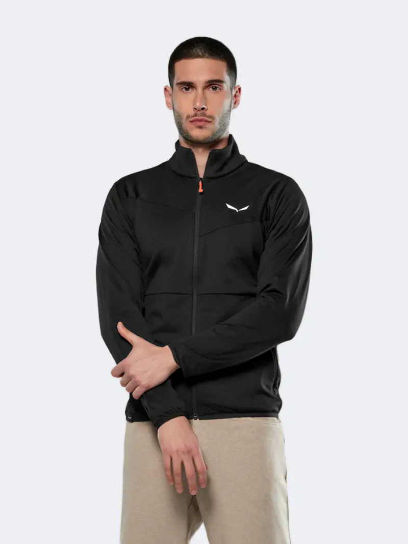 Salewa Puez Cammino Polarlite Men'S Hiking Jacket – Black Out 1