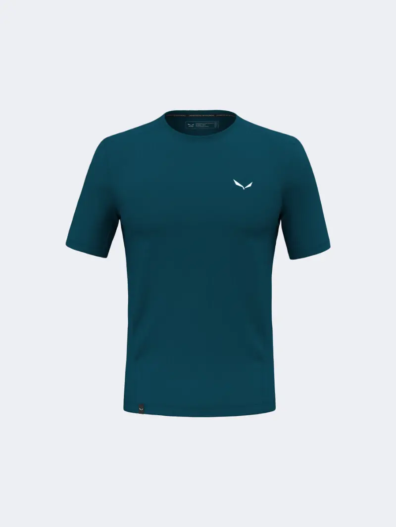 Salewa Puez Dry Performance T-Shirt For Men – Pond Blue 1